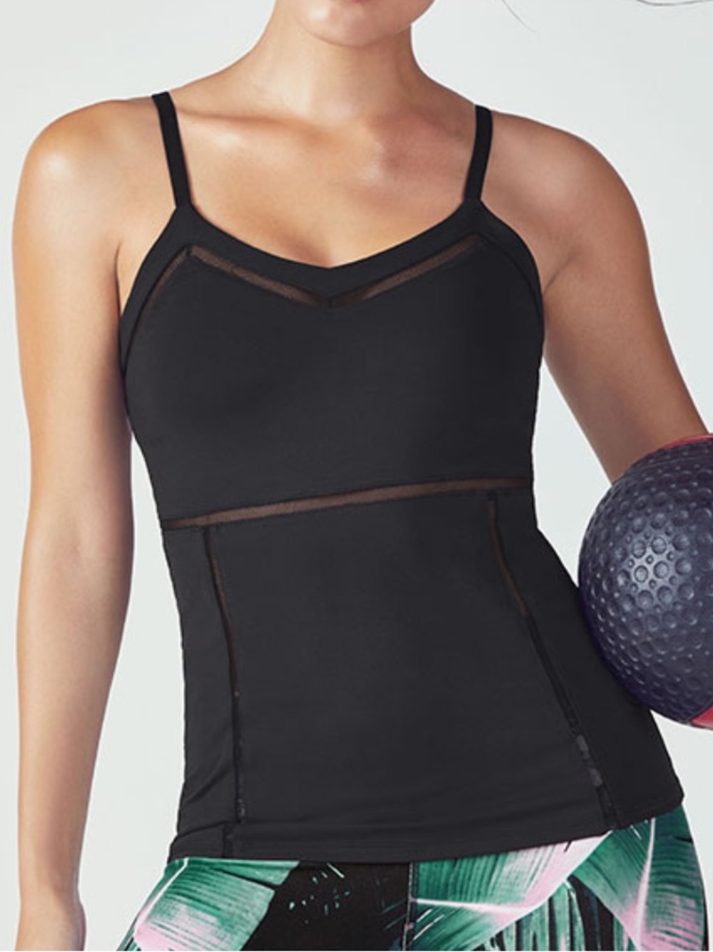 Fabletics - Brooklyn Tank (Black - M: 6/8)